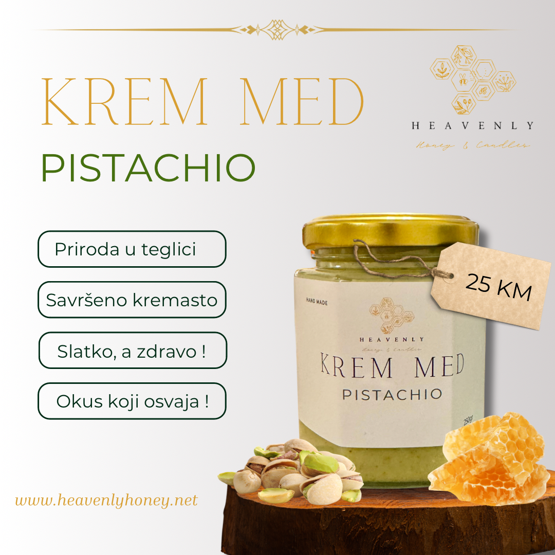 Krem med PISTACHIO